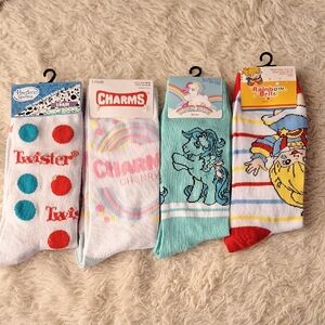 Colorful Cartoon Crew Socks Set